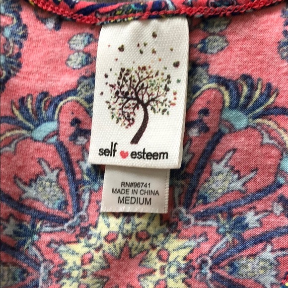 Patterned racer back tank top - Picture 3 of 3